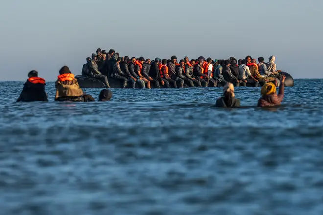 Small boat carrying 125 illegal migrants sets new record for crossing Channel